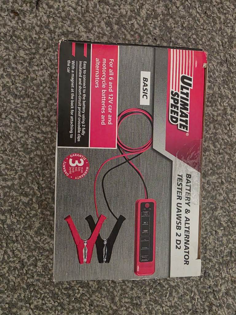 Ultimate Speed Battery & Alternator Tester UAWSB 2 D2 – New
