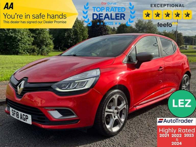 2018 Renault Clio 0.9 TCe GT Line Hatchback 5dr Petrol Manual Euro 6 (s/s) (90 ps) Hatchback Petr...