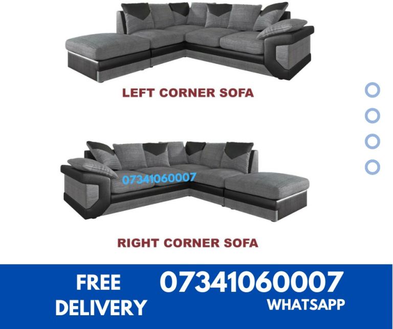 L-Shaped & Corner Sofas - and three and two seater   (mjhdfgh)