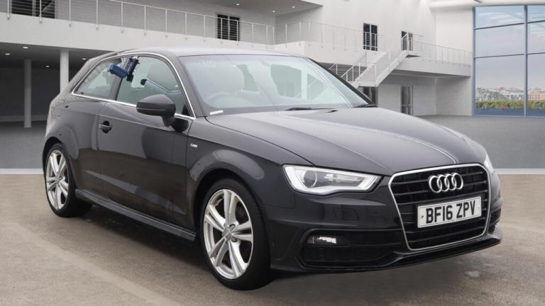 2016 Audi A3 1.4 TFSI 150 S Line 3dr [Nav] HATCHBACK Petrol Manual