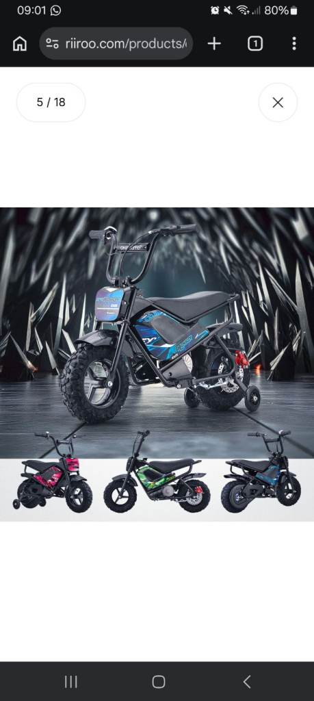 Basically brand new electric monkey bike