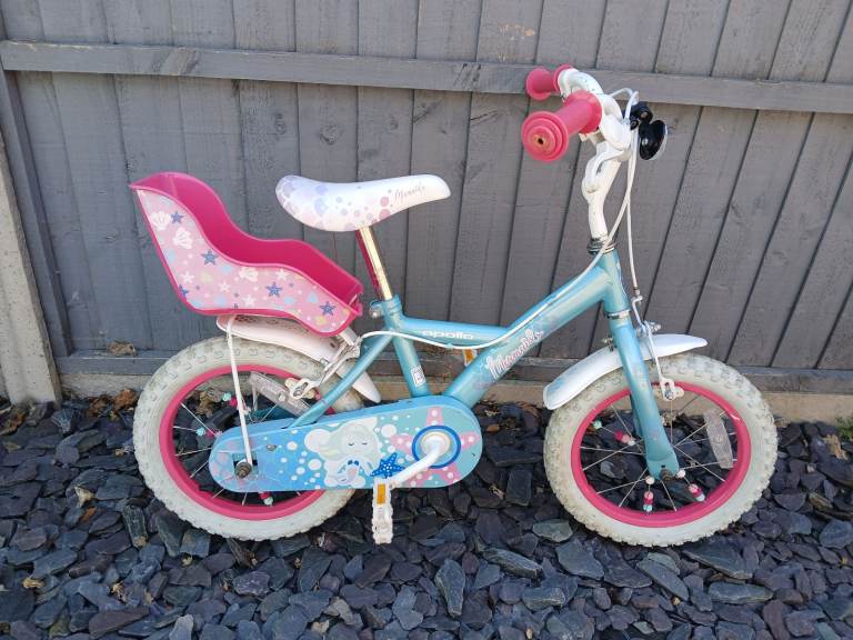 Girls 14 inch Apollo Mermaid bike