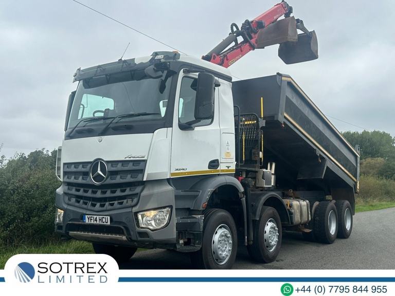 Mercedes-Benz Arocs 3240 8 X 4 Tipper with Grab