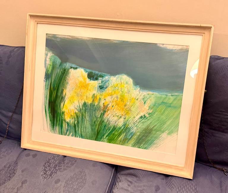 original painting, framed