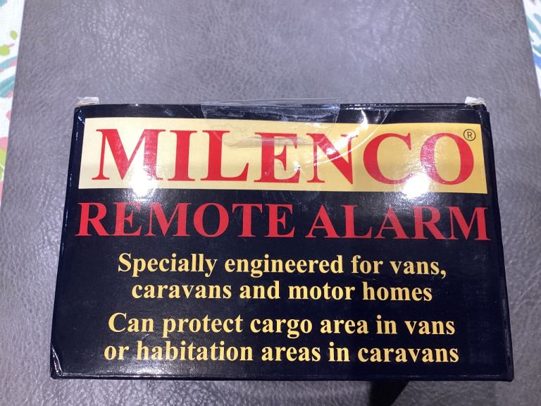 Caravan/motorhome/boat Milenco remote alarm.