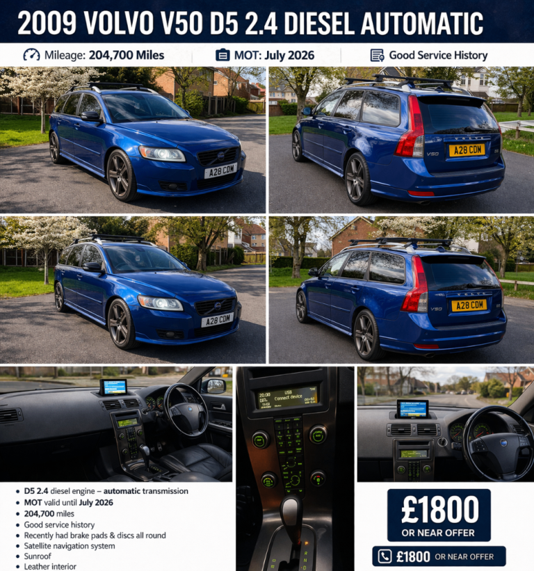 Volvo V50 D5 R-design