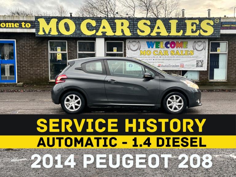 2014 Peugeot 208 1.4 e-HDi Active 3dr EGC HATCHBACK Diesel Automatic