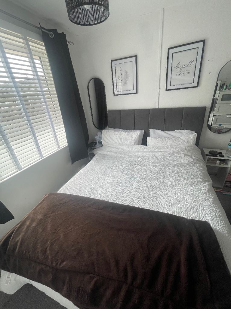 King size bed and mattress 