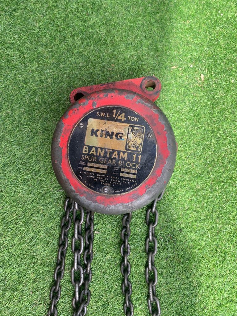 KING BANTAM 11 Spur Gear Block S.W.L 1/4 TON