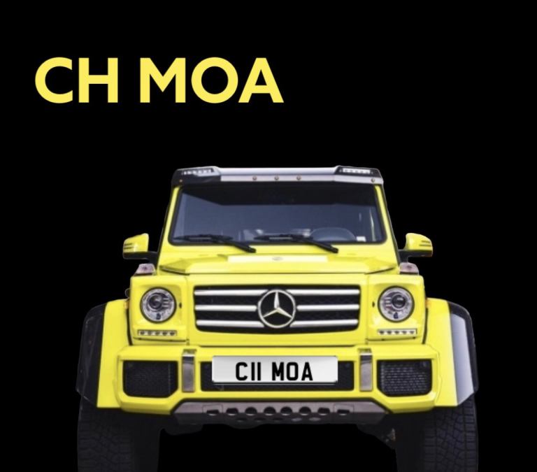 CH MO PRIVATE NUMBER PLATE 