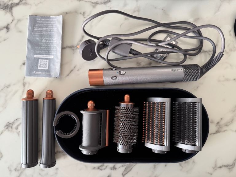 Dyson Airwrap HS05 multi-styler and dryer Complete Long in Nickel/Copper, rrp £480