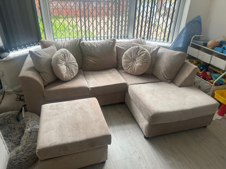 Brand new Mink corner sofa 
