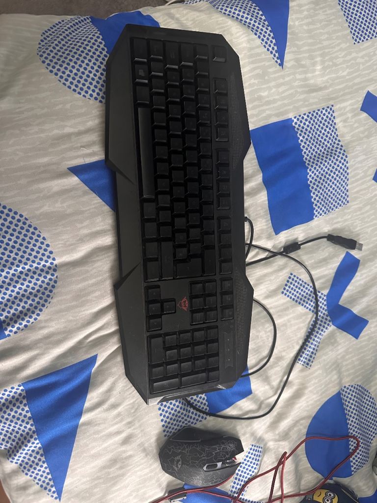 Gaming keyboard and mouse 