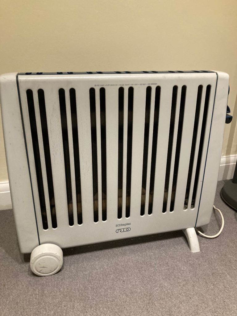 Large 2kW oil filled portable electric heater
