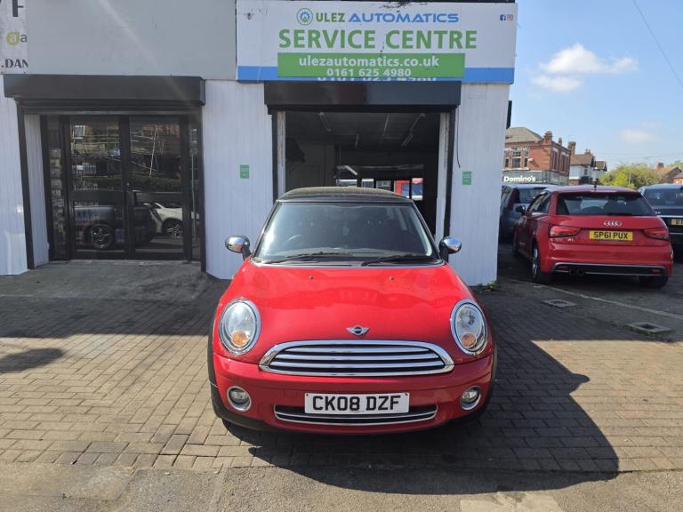 2008 MINI Hatch 1.4 One 3dr Auto HATCHBACK Petrol Automatic