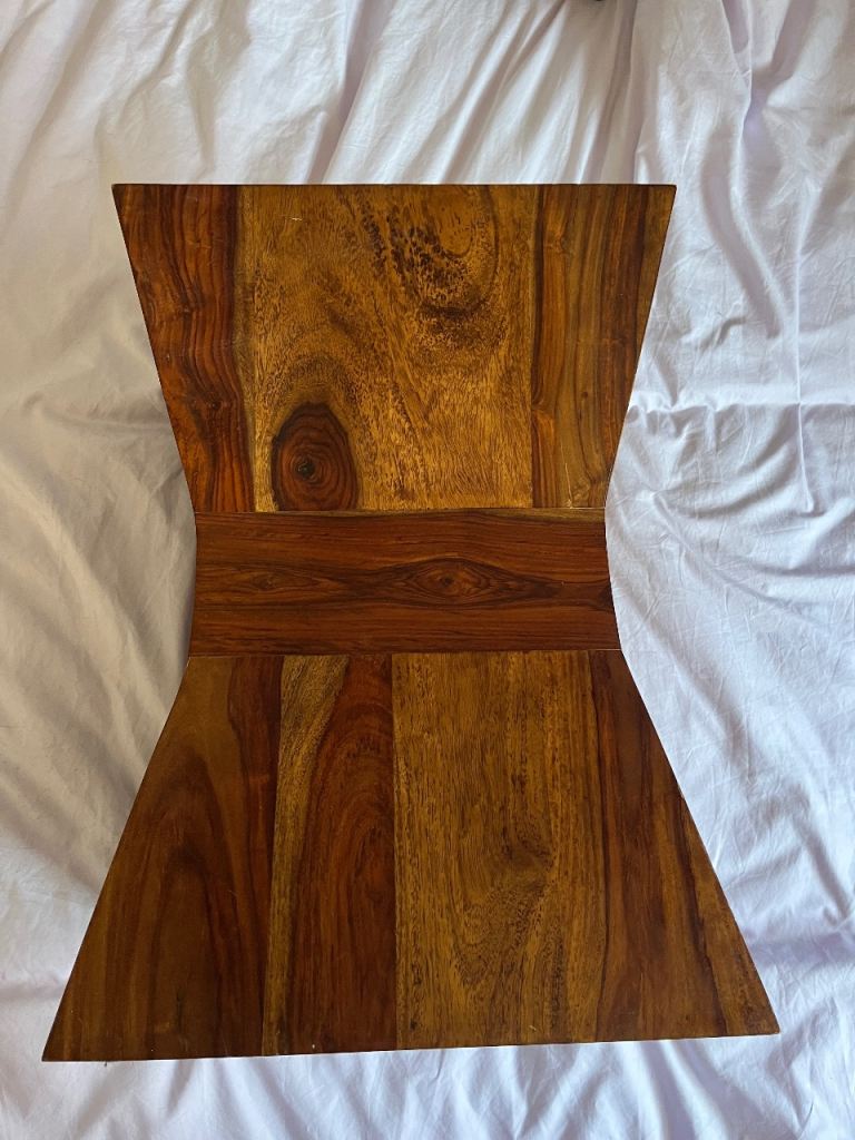 John Lewis Solid Wood Side Table / Stool – Good Condition