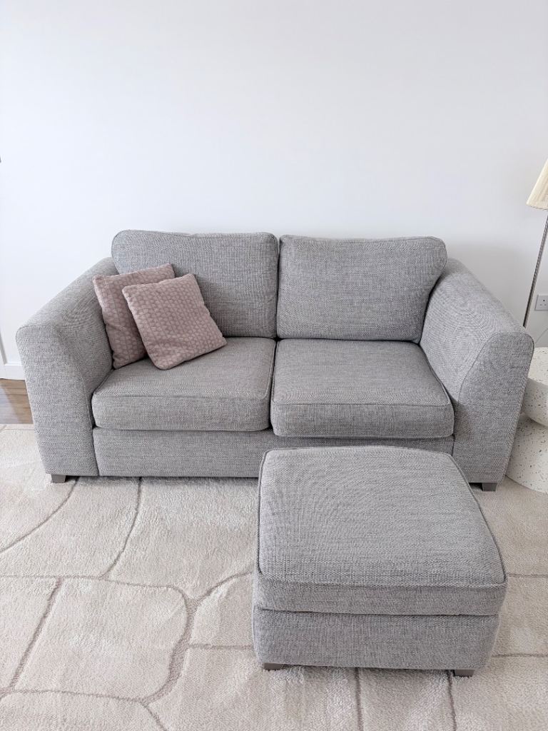 DFS Sofa Bed with Matching Footstool