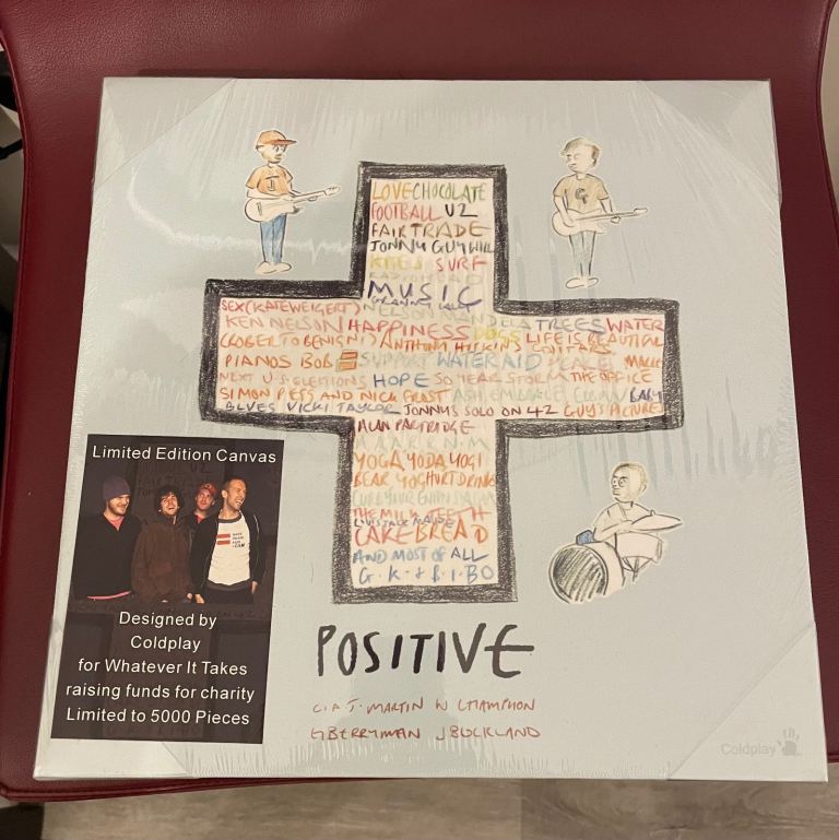 Coldplay Limited Edition Canvas