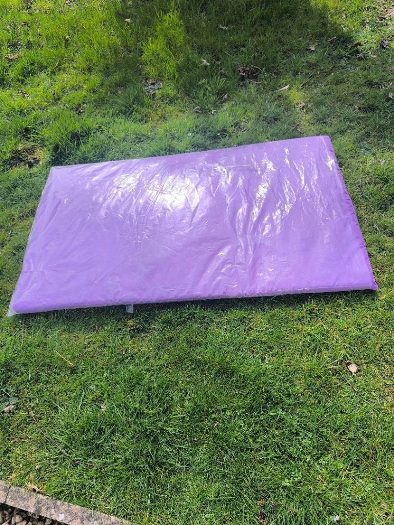 2 Purple Gymnastics Gym Crash Mats