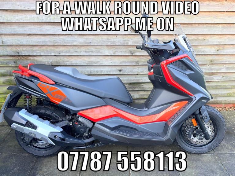 2024 / 74 Kymco DT X360 125cc £2750 Orange 360 miles.