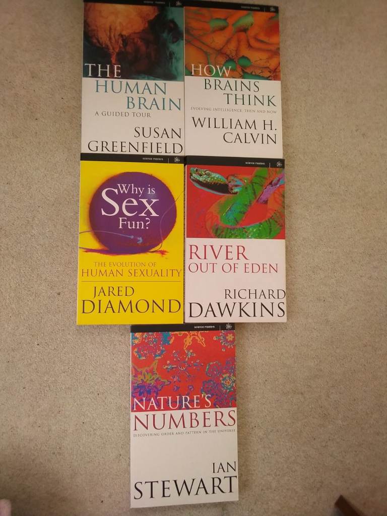 Science Masters x 5 Paperback Books 1996, 1997