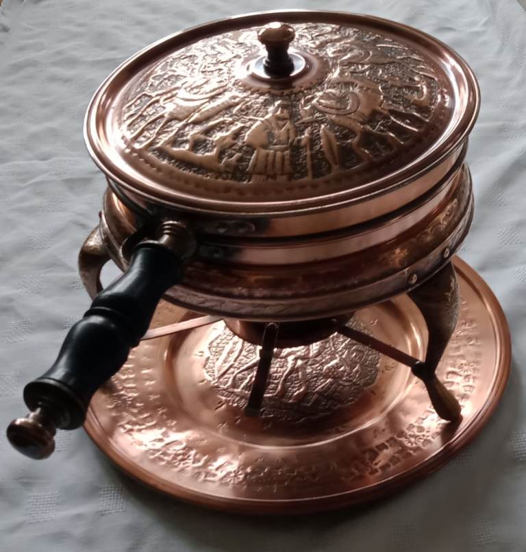 Vintage original Copper ‘Nader’ Food Warmer/Chafing Dish