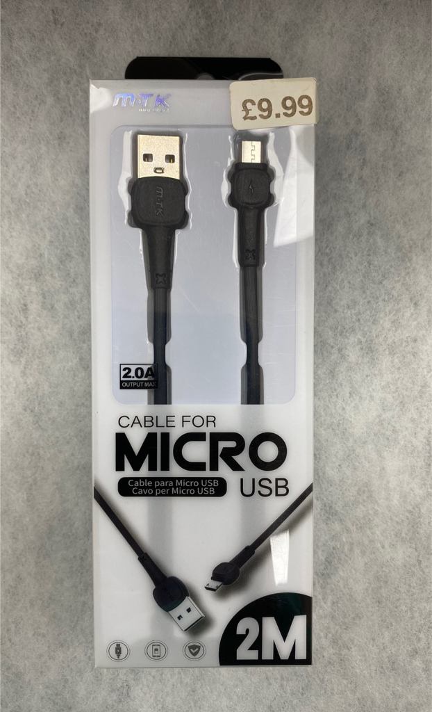 image for MTK MicroUSB charging cable (3m)