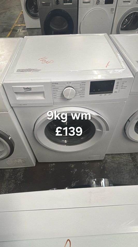 Beko 9kg washing machine 🌟 Free Delivery 🌟 120 Days Warranty 🌟 