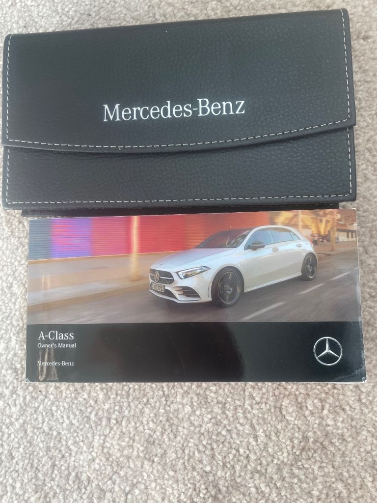 Mercedes-Benz A-Class 2018 onwards Owner's Manual with Wallet – Good Condition