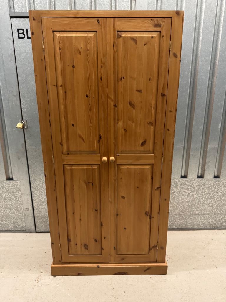 FREE LOCAL DELIVERY double pine wardrobe 