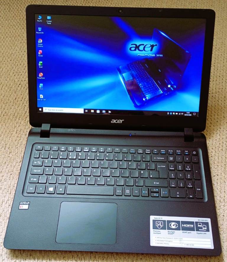 ACER ES1*AMD E1*UPDATES TILL 2032*WINDOWS 10 PRO*OFFICE 2024*128GB SSD*8GB RAM*