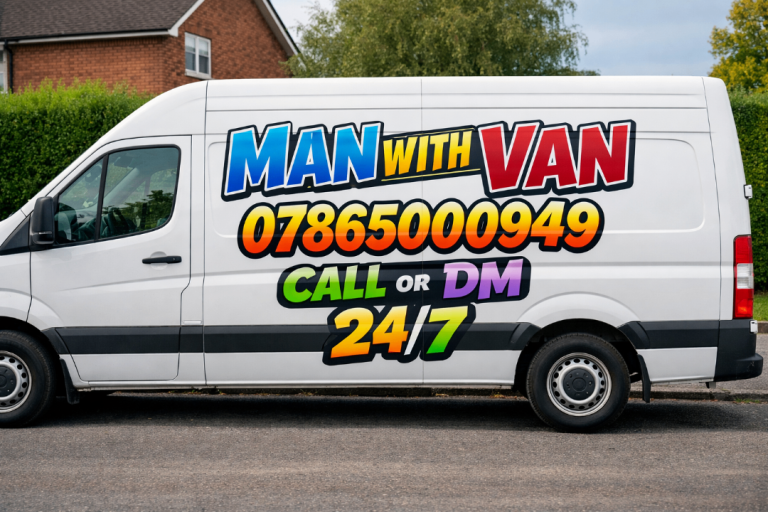 FREE QOUETS ANYTIME MAN WITH VAN HOUSE REMOVAL FLAT MOVERS BED MOVE SAME DAY BIG VAN24/7 DUMP CLEAR
