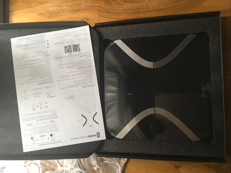 Korescale Gen2 Digital Smart Scale with BMI, Body Fat, Muscle Mass, Weight/check