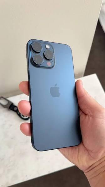 Apple iPhone 15 Pro Max - Blue, Pristine Condition