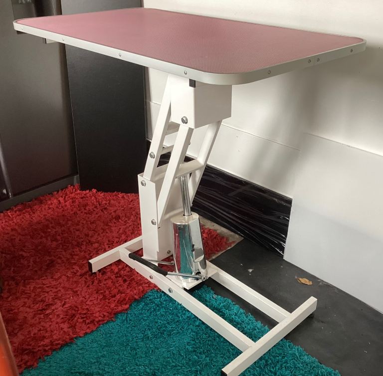 XL hydraulic dog grooming table