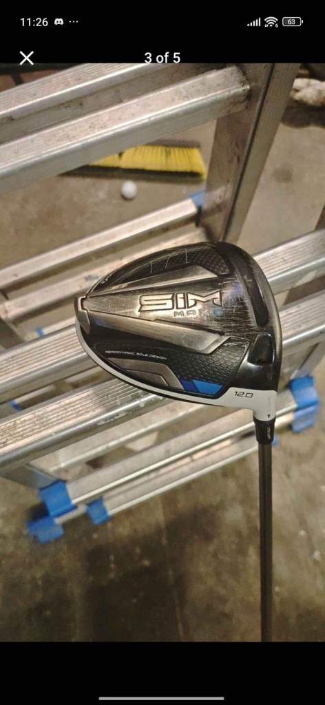 Taylormade SIM max driver 10/12° right handed regular shaft 