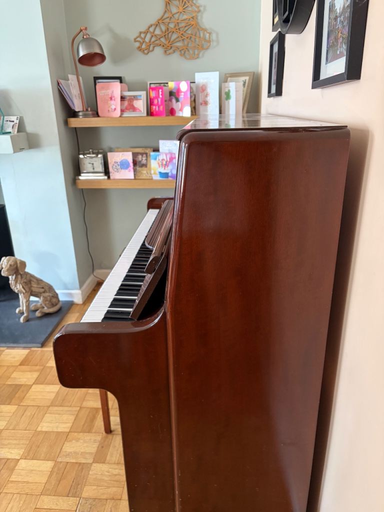 Free Welmar upright piano with stool