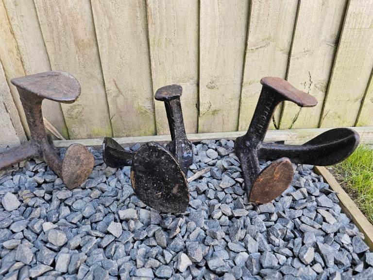 Antique Cast Iron Cobblers Lasts x3 £15