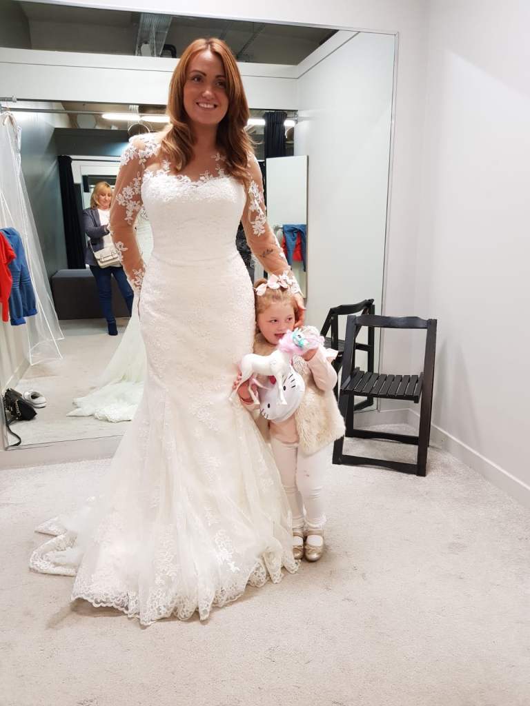 Wedding dress size 10