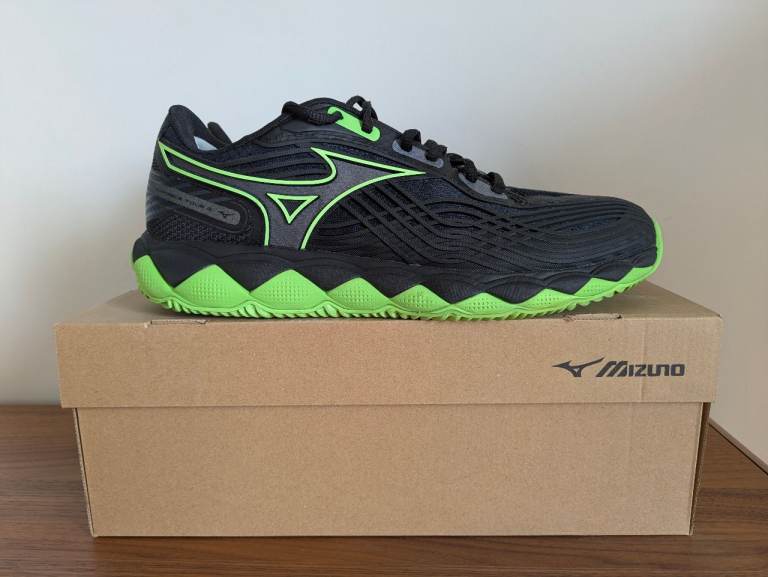 Mizuno Wave Enforce Tour 2 Padel Trainers – Black & Green