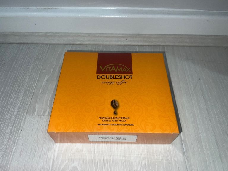 Vitamax Doubleshot Energy Coffee – 10 Boxes (100 Sachets) | Local Delivery | Wholesale Available!