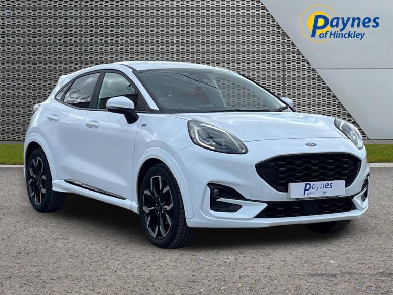 2023 Ford Puma ST-Line X 1.0 155ps mHEV Manual Frozen White, 1 Owner, B&O Sound