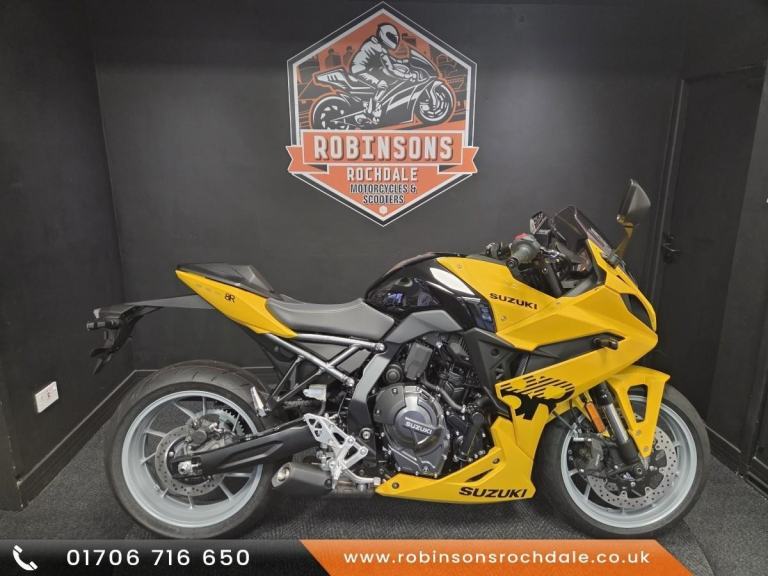 Suzuki GSX 8R Kiiro edition, limited numbers so be quick, call today.
