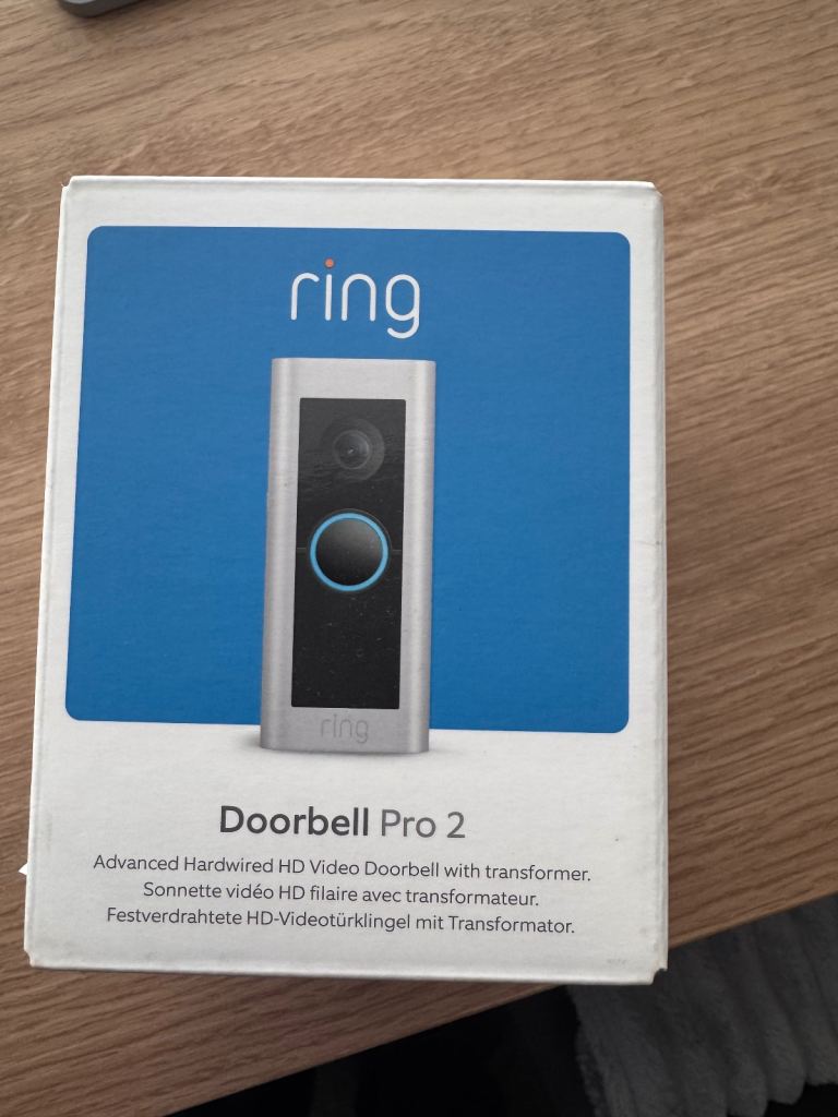 ring doorbell brand new and sealed 