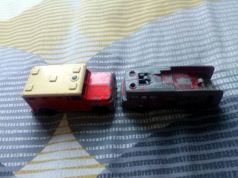 2 Vintage very collectable 1970s metal cars