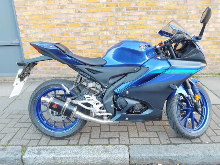 YAMAHA YZF R125 BLUE 2024 ONLY 2200 MILES! R125 R 125 