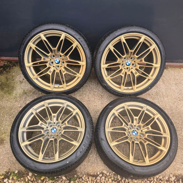 Genuine BMW 825M Competition 19 20" Alloy Wheels M2 G7 M3 G80 M4 G81 Gold 826m
