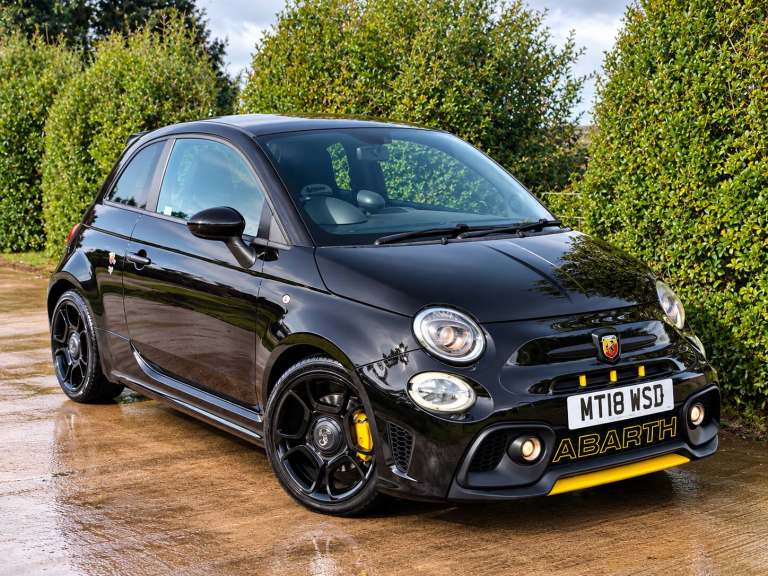 2018 18 ABARTH 595 TROFEO 1.4 T JET 160 BHP HATCHBACK MANUAL PETROL BLACK