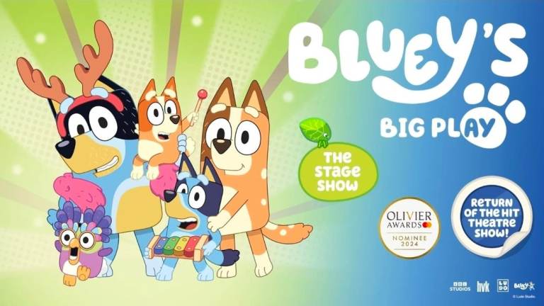 3 tickets for Bluey's Big Play