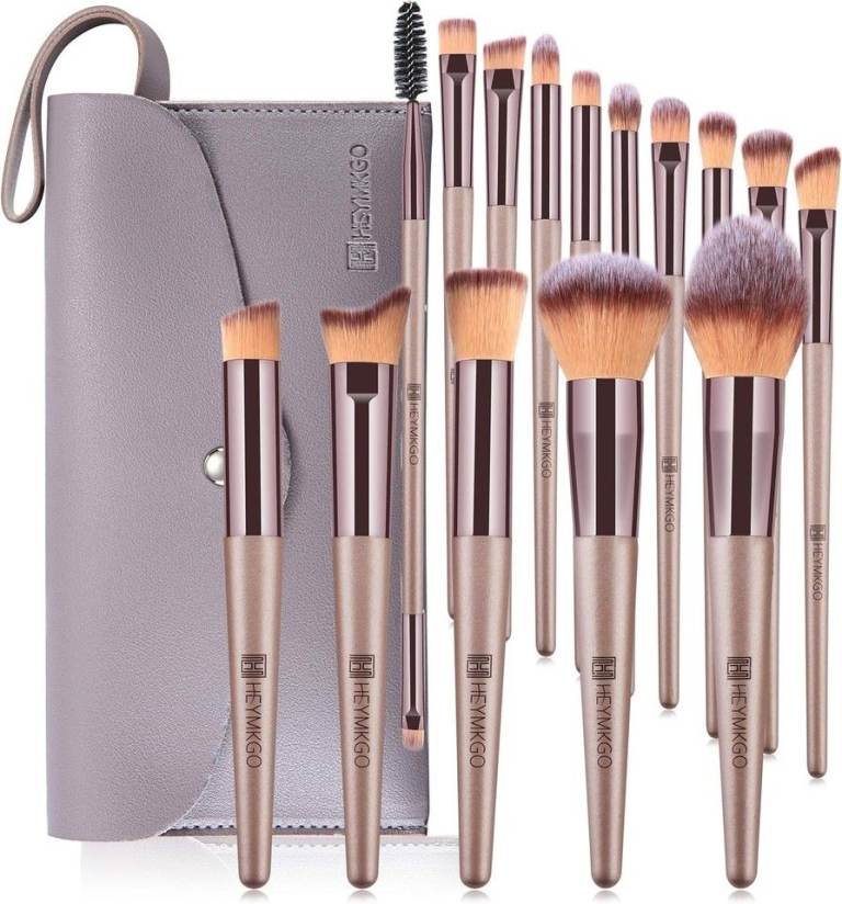 Brand new HEYMKGO 15 piece professional make up brush set